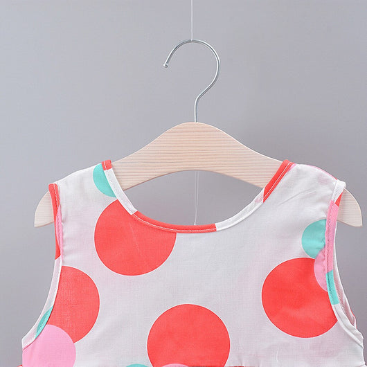 Vestido Tanque sin Mangas con Lunares de Colores - Image 9
