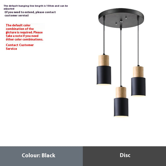 Lámpara de Techo Macarrón de Madera - Diseño Minimalista y Elegante - Image 6