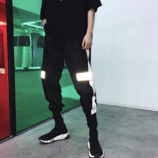Pantalones Casuales Reflectantes para Hombre - Comodidad y Seguridad
