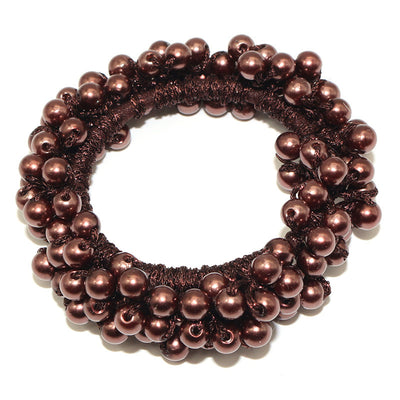 Coleta para el Cabello de Ganchillo Hecha a Mano con Perla - Image 6