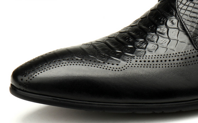Zapatos Formales de Cuero para Hombre con Punta Afilada - Estilo Británico - Image 16