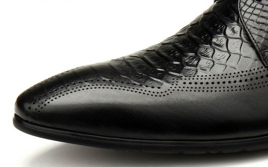 Zapatos Formales de Cuero para Hombre con Punta Afilada - Estilo Británico - Image 16