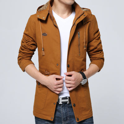 Abrigo Impermeable para Hombre Otoño Invierno con Forro Térmico - Image 8