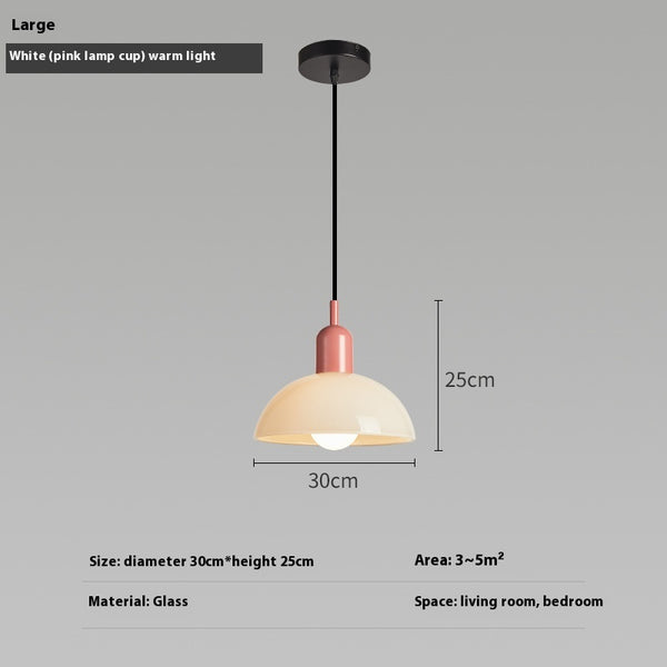 Lámpara Colgante Bauhaus Retro de Cristal para Restaurante