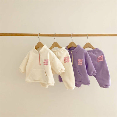 Conjunto Infantil Primavera Amor - Sudadera y Pantalón de Ocio - Image 6