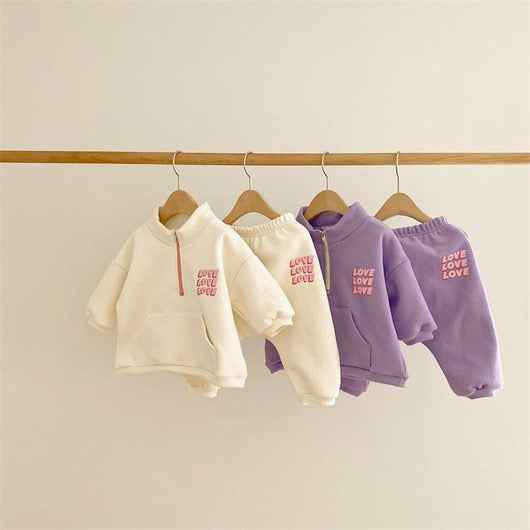 Conjunto Infantil Primavera Amor - Sudadera y Pantalón de Ocio - Image 6