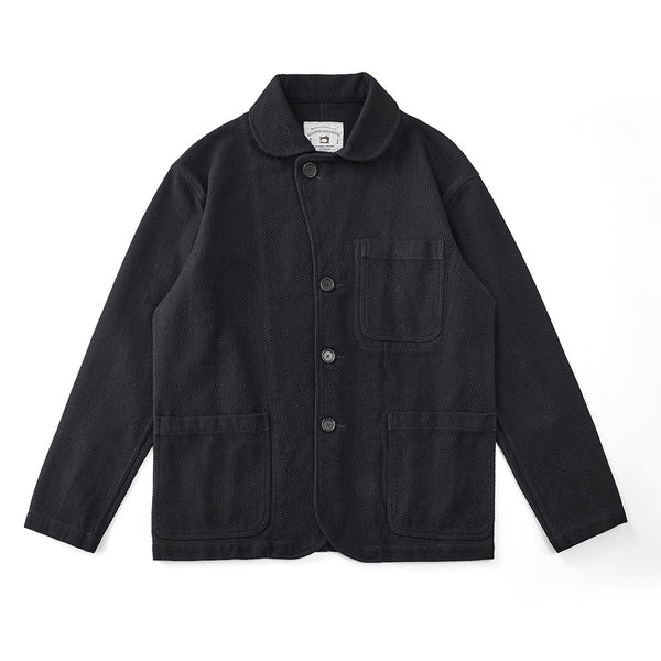 Saco Retro de Algodón con Bordados y Lavado Vintage