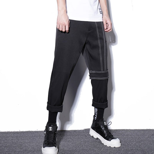 Pantalones Casuales Hombre Estilo Coreano Ajustados Otoño