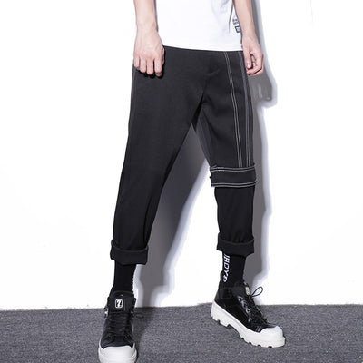 Pantalones Casuales Hombre Estilo Coreano Ajustados Otoño