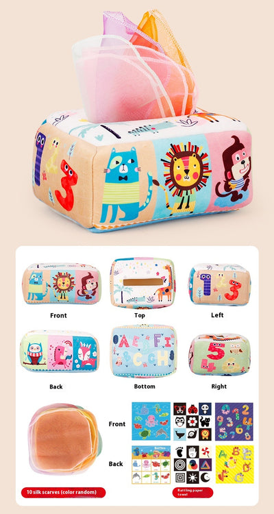 Caja de Juguete con Cordón de Tela para Papel Secante Infantil - Image 26