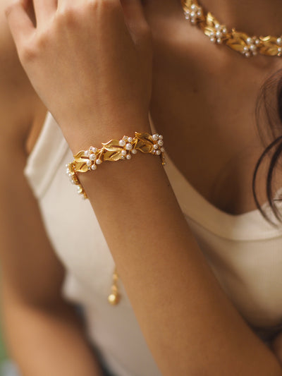 Pulsera Francesa de Perlas Serie Jin Gui - Image 2