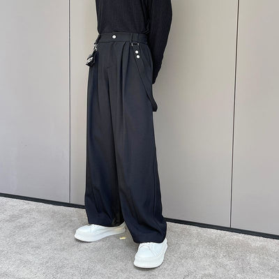 Pantalones Casuales Holgados para Hombre con Pierna Ancha y Caída Larga - Image 4