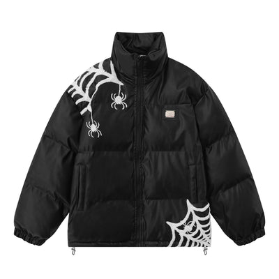 Chaqueta Acolchada de Cuero PU con Forro de Algodón Grueso para Hombre - Image 3