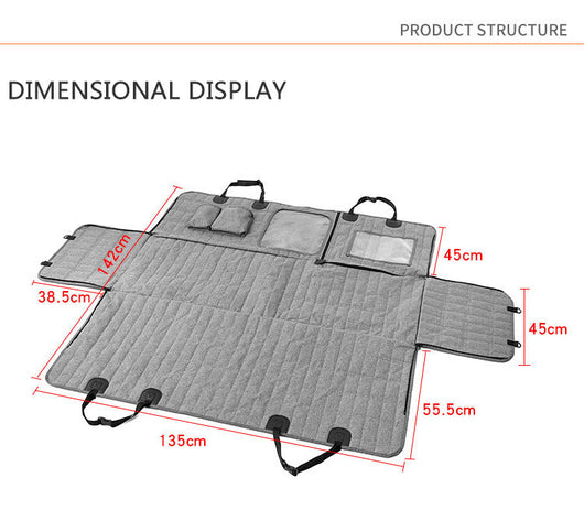 Protector Universal para Asiento Trasero de Vehículo Resistente al Agua y Suciedad para Mascotas - Image 29