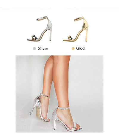 Zapatos de Novia Dorados y Plateados Talla Grande - Image 10