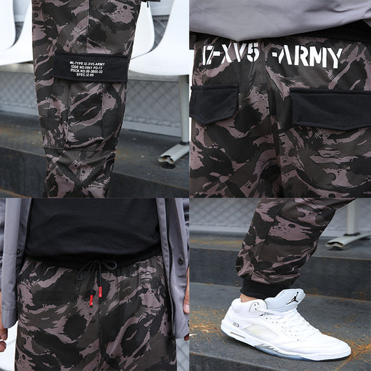 Pantalones Cortos Sueltos Camuflaje Talla Grande Hombre - Image 8