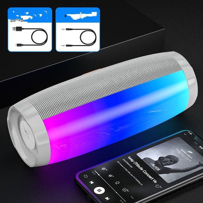 Parlante Bluetooth con Luces LED y Sonido Potente - Image 10