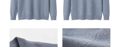 Suéter Básico Cuello Redondo para Hombre - Pullover Versátil - Image 15