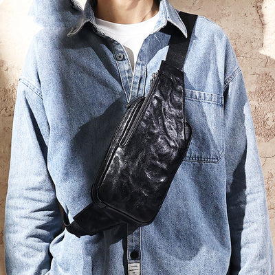 Bolsa Mensajero de Cuero Curtido al Vegetal para Hombre - Estilo Urbano - Image 13