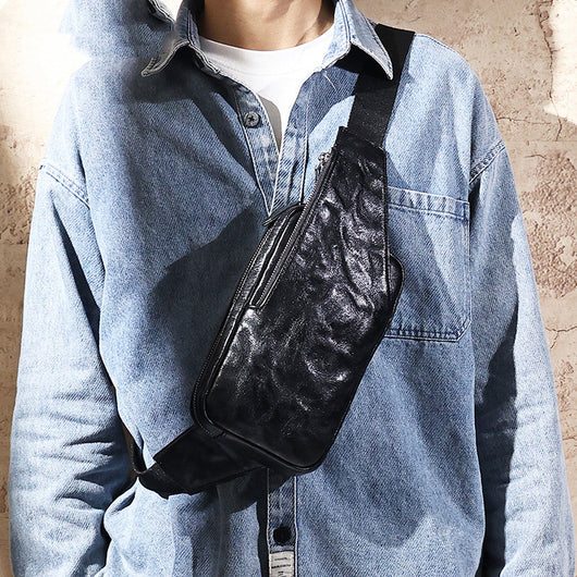Bolsa Mensajero de Cuero Curtido al Vegetal para Hombre - Estilo Urbano - Image 13
