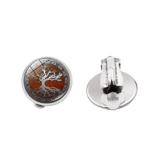Aretes Árbol de la Vida con Gema Brillante - Image 13
