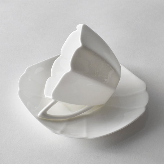 Taza Octagonal Old Shelley Queen Anne - Porcelana Vintage - Image 2