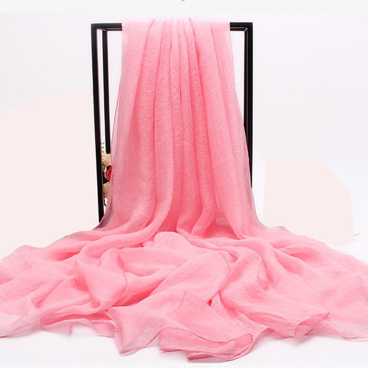 Pañuelo de Seda Simulada para el Sol - Chal Protector UV para Mujer - Image 3