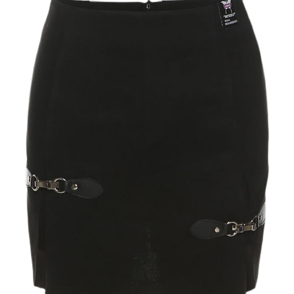 Shorts Talle Alto Negro Diseño Exclusivo para Mujer