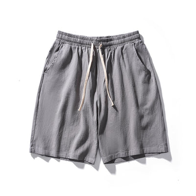 Shorts de Algodón para Hombre Cintura Elástica Verano - Image 7