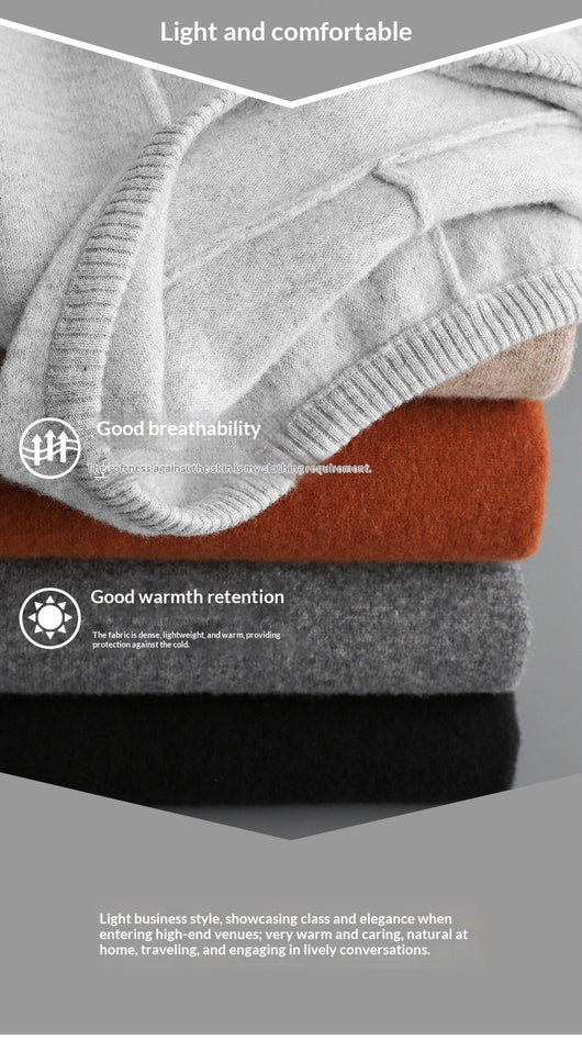 Sudadera Hoodie de Cashmere para Hombre - Diseño Oversize Otoño Invierno - Image 20