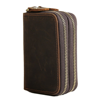 Bolso Retro de Cuero para Llaves con Diseño Vintage - Image 15