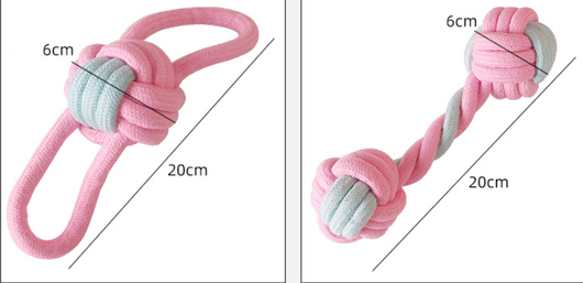 Juguete Masticable de Cuerda para Perros Pequeños - Limpieza Dental Natural - Image 13