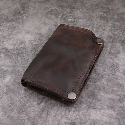 Cartera Larga para Hombre Estilo Retro Europeo con Múltiples Compartimentos - Image 6