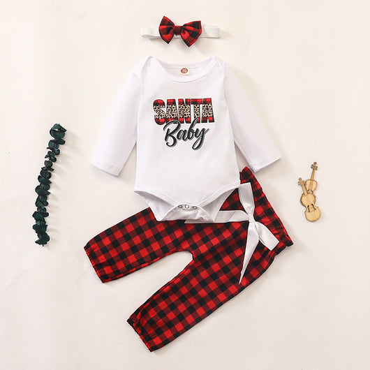 Conjunto Formal de 3 Piezas: Pantalón Cuadros con Corbatín