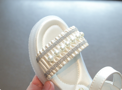 Sandalias de Moda con Perlas y Strass para Niña - Image 14