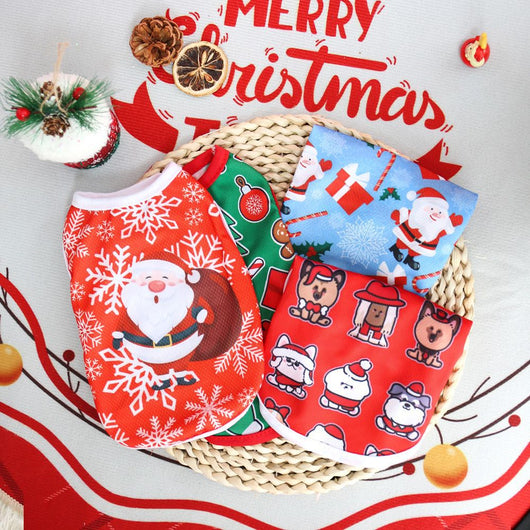 Chaleco Navideño para Mascotas Pequeñas - Diseño Exclusivo Gato y Perro
