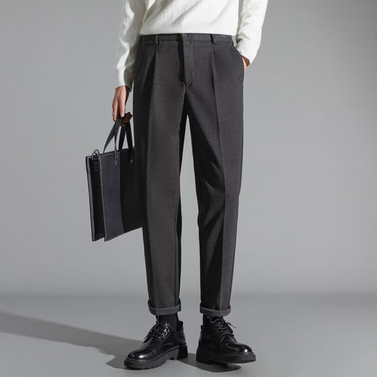 Pantalones Casuales Slim Fit en Lana para Hombre - Image 28