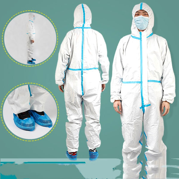 Traje Protector Desechable con Película Transpirable