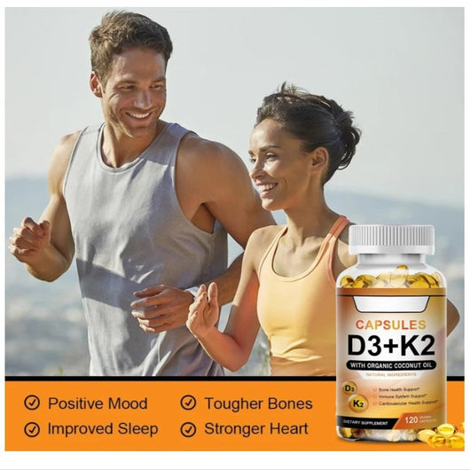 Cápsulas Blandas de Vitamina D3 y K2 de Alta Potencia - Image 3