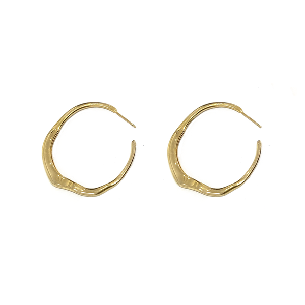 Aretes Circulares Dorados de Lujo para Mujer - Diseño Europeo - Image 5