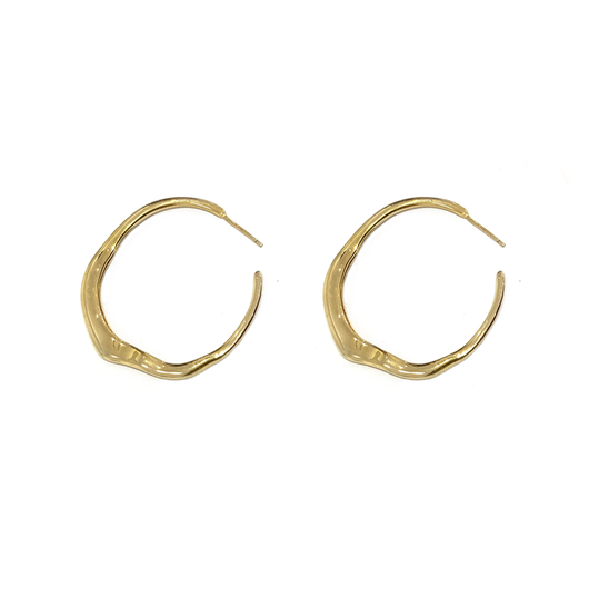 Aretes Circulares Dorados de Lujo para Mujer - Diseño Europeo - Image 5