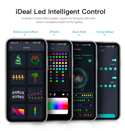 Guirnalda LED Inteligente Multicolor con Bluetooth y Control USB - Image 14