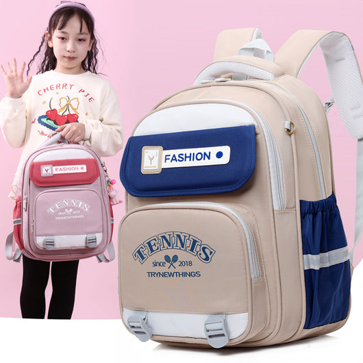 Mochila Escolar de Gran Capacidad - Alivio de Carga para Estudiantes - Image 3