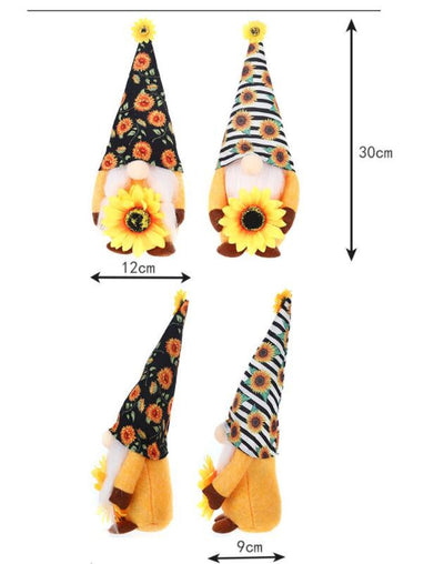 Muñeca Decorativa Festival de Girasoles para Ventana - Image 8