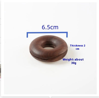 Clip Retro de Madera para Bolsas - Cierre Donut Vintage para Oficina y Despensa - Image 9