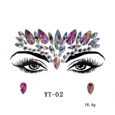 Cristales Adhesivos para Cara - Kit DIY de Diamantes y Brillos Acrílicos - Image 12
