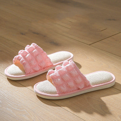 Pantuflas de Lino para Mujer - Cómodas, Transpirables y Antideslizantes - Image 19