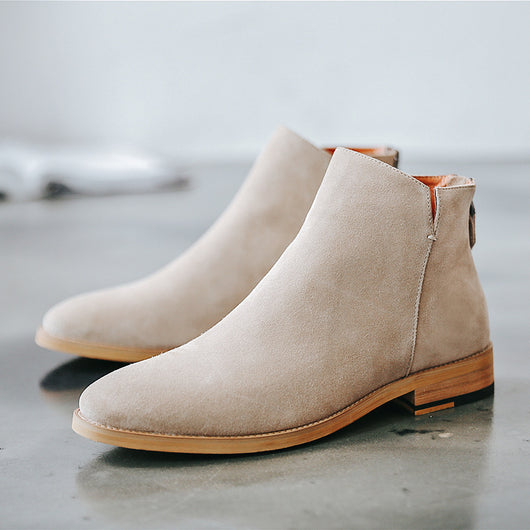 Botas Altas de Cuero Genuino con Plataforma y Acabado Mate para Hombre - Image 4