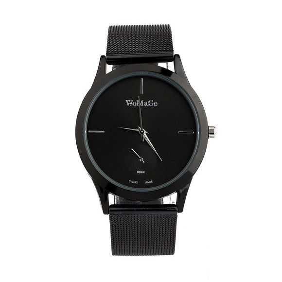 Reloj de Hombre Elegante Minimalista con Malla Metálica Ultra Delgado