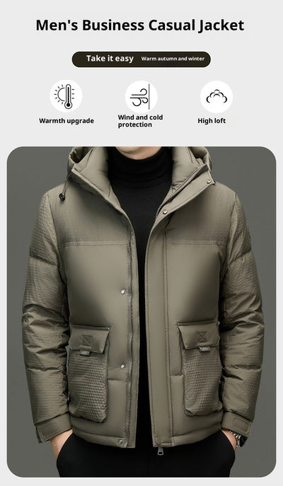 Chaqueta Acolchada de Plumón para Invierno - Image 12